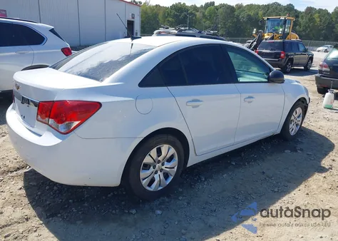 2014 Chevrolet Cruze Ls Auto из США, поврежденный, VIN 1G1PA5SHXE7224444